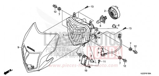 PROJECTEUR CRF250LD de 2013